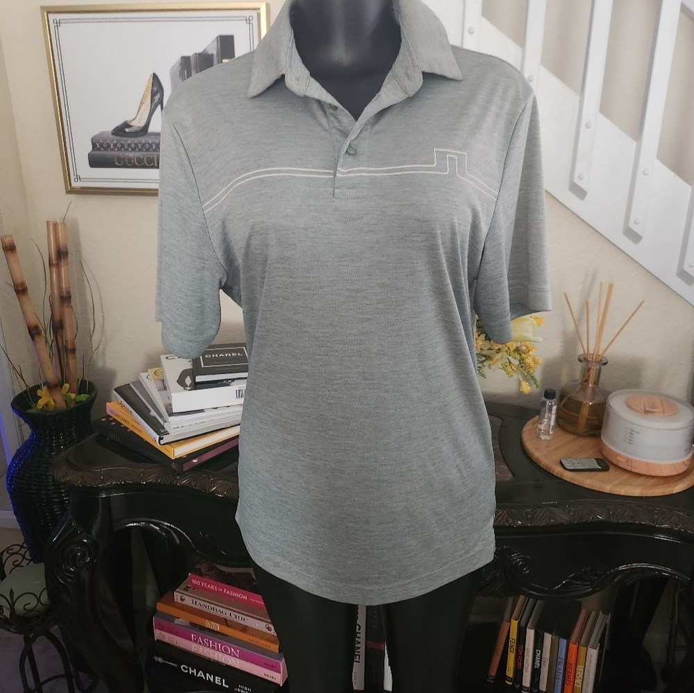 J.Lindeberg short-sleeved golf polo shirt size M